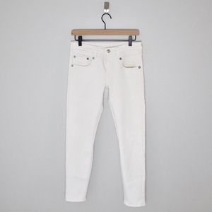 R13 Boy Skinny Jean White Riot